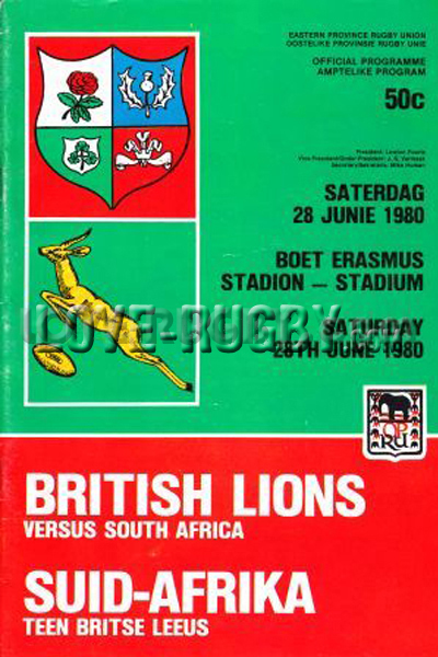 South Africa British Lions 1980 memorabilia